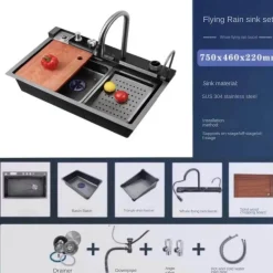 Digitaler Smart Wasserhahn - Multifunktionales Regenwasserbecken