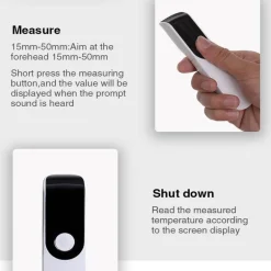 Digitales berührungsloses Laserthermometer - Infrarot-Temperaturpistole