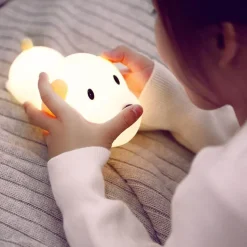 Dimmable LED Dog Night Light - Pet Friendly Soft Glow