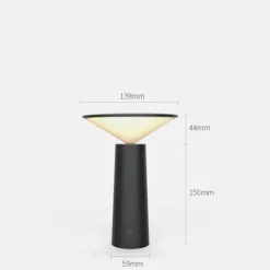 Dimmable Touch LED Desk Lamp - Rechargeable 3-Mode Reading Light