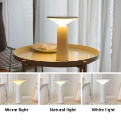Dimmable Touch LED Desk Lamp - Rechargeable 3-Mode Reading Light