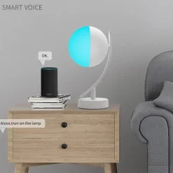 Dimmbare LED-Schreibtischlampe – Elegante, intelligente Sprachsteuerung
