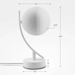 Dimmbare LED-Schreibtischlampe – Elegante, intelligente Sprachsteuerung