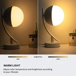 Dimmbare LED-Schreibtischlampe – Elegante, intelligente Sprachsteuerung