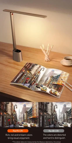 Dimmbare Smart-Schreibtischlampe – Elegantes Augenschutzlicht