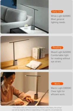 Dimmbare Smart-Schreibtischlampe – Elegantes Augenschutzlicht