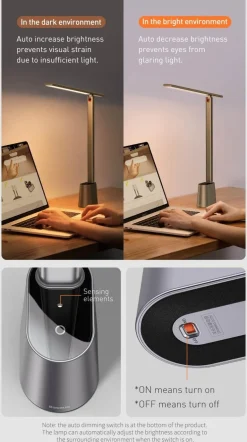 Dimmbare Smart-Schreibtischlampe – Elegantes Augenschutzlicht