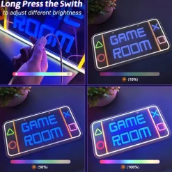 Dimmbares LED-Neonschild - Spielzimmer-Dekorlicht