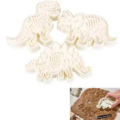 Dinosaurier-Ausstechformen-Set – süße Backutensilien