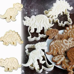 Dinosaurier-Ausstechformen-Set – süße Backutensilien