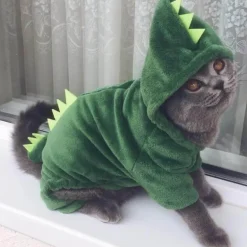 Dinosaurier-Haustierkostüm – Lustiges Tier-Outfit für Hunde und Katzen