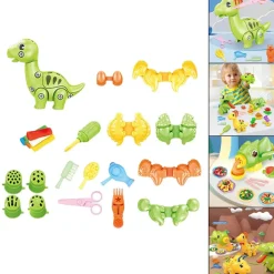 Dinosaurier-Ton-Modellierset - Pädagogisches Kreativspielzeug