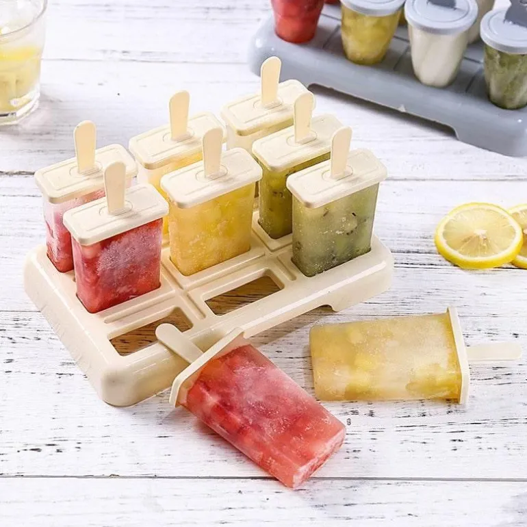 DIY hausgemachte Eisformen für Eis am Stiel