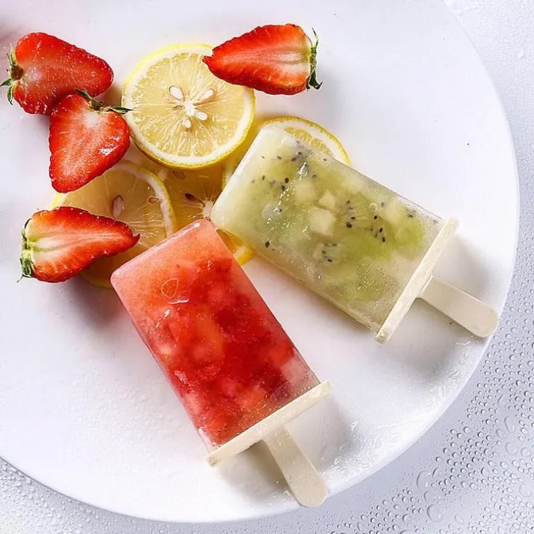 DIY hausgemachte Eisformen für Eis am Stiel
