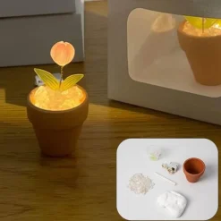 DIY Rose Glow Nachtlampe - Kreativer Wohndekor-Akzent