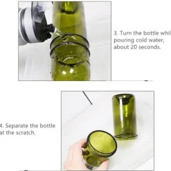 DIY-Werkzeugsatz zum Schneiden von Glasflaschen