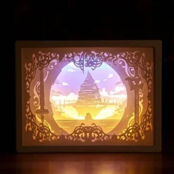 3D-LED-Nachtlampe – Kreatives Papierbox-Design