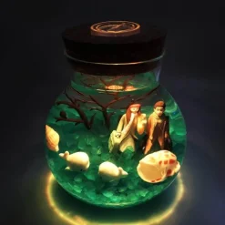3D-LED-Nachtlicht – DIY-Unterwelt-Landschaftsdekor