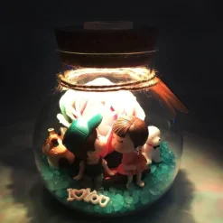 3D-LED-Nachtlicht – DIY-Unterwelt-Landschaftsdekor