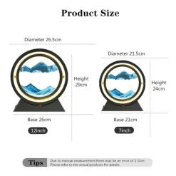 3D-LED-Sandkunstdekor – beleuchtete Gemäldedekoration