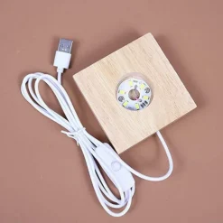 3D-Mond-Nachtlicht-Kristallwürfel – Romantischer Akzent für die Inneneinrichtung