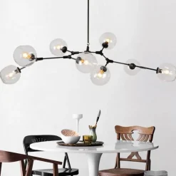 DNA Molecular Glass Chandelier - New York Art Design