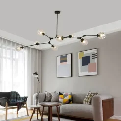 DNA Molecular Glass Chandelier - New York Art Design