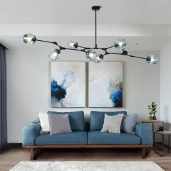 DNA Molecular Glass Chandelier - New York Art Design