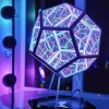 Dodekaedrisches LED-Nachtlicht – Einzigartige geometrische Lampe