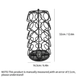Dolce Gusto Kapselhalter – Drehbares Kapselaufbewahrungsregal für 35 Kaffeekapseln