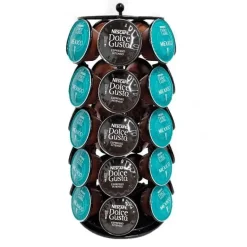 Dolce Gusto Kapselhalter – Drehbares Kapselaufbewahrungsregal für 35 Kaffeekapseln