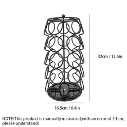 Dolce Gusto Padhalter – Drehbares Metallgestell für 35 Kaffeekapseln