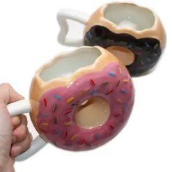 Donut-Keramiktasse – süße Kaffeetasse für Donut-Liebhaber