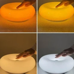 Donut-Tischlampe – Süße, von Desserts inspirierte Beleuchtung