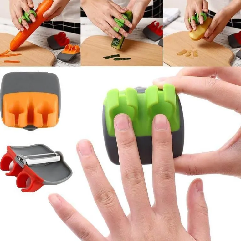 Doppelfinger-Gemüseschäler – Ergonomisches Küchenwerkzeug für müheloses Gemüsevorbereiten