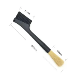 Doppelköpfige Kaffeemühlenbürste – Unverzichtbares Barista-Reinigungswerkzeug für einen perfekten Kaffeegenuss