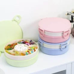 Doppellagige Snackbox - Vorratsbehälter für Lebensmittel