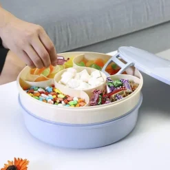 Doppellagige Snackbox - Vorratsbehälter für Lebensmittel