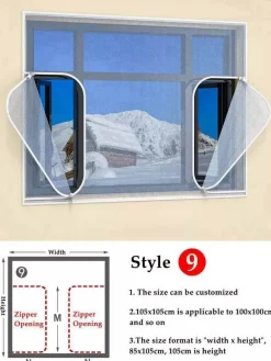 Doppellagige, winddichte Winterjacke – warmes Outdoor-Wickeltuch