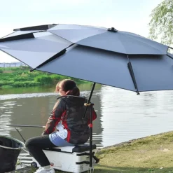 Doppellagiger Angelschirm – Outdoor-Überdachung zum Angeln und Camping