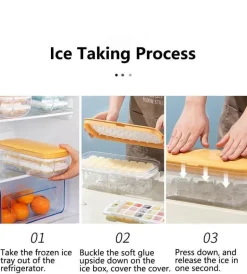 Doppelschichtige Eiswürfelschale - Eiswürfel-Organizer
