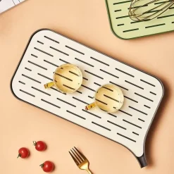 Doppelschichtige Küchenabtropfschale – platzsparender Organizer