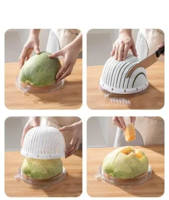 Doppelschichtiger Abtropfkorb – Schnellabtropf-Küchenwerkzeug