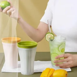 Doppelschichtiger Eiswürfelbereiter-Becher - DIY-Smoothie-Maker