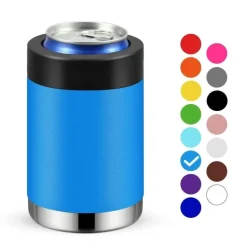 Doppelschichtiger Flaschenkühler aus Edelstahl – Premium isolierter Getränkehalter