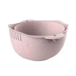 Doppelschichtiges Küchensieb - Multifunktionaler Abtropfkorb