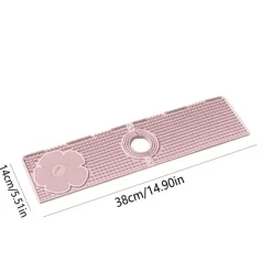 Doppelseitige Arbeitsplattenmatte - Spritzschutz für den Wasserhahn