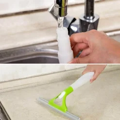 Doppelseitige Fensterreinigungsbürste – Effizienter Wassersprüh-Glasreiniger