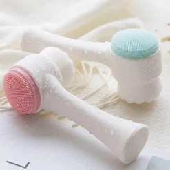 Doppelseitige Peeling-Gesichtsbürste – Reinigungs- und Massagegerät