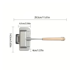 Doppelseitiger Sandwichmaker mit Antihaftbeschichtung – Schnellgrill für einfache Snacks